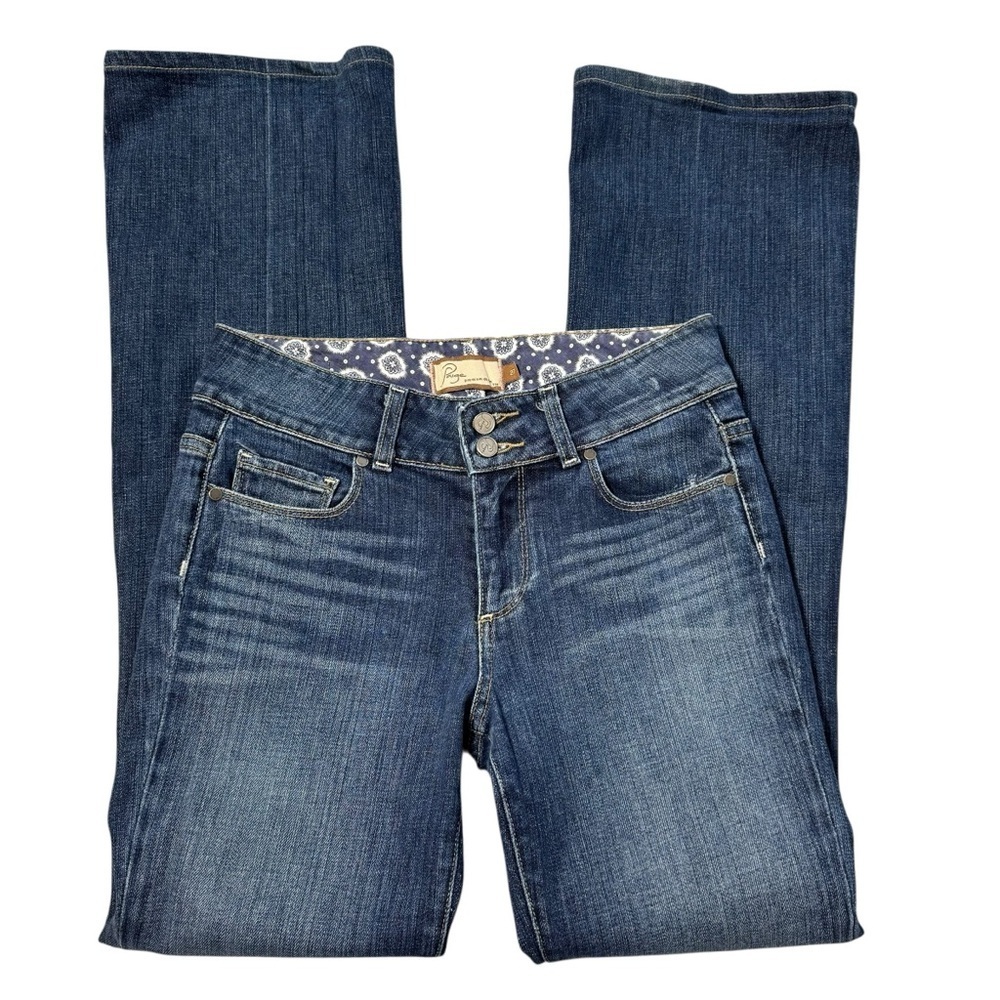 Paige Premium Denim Hidden Hills Bootcut Blue Jeans Size 27 - Picture 3 of 11